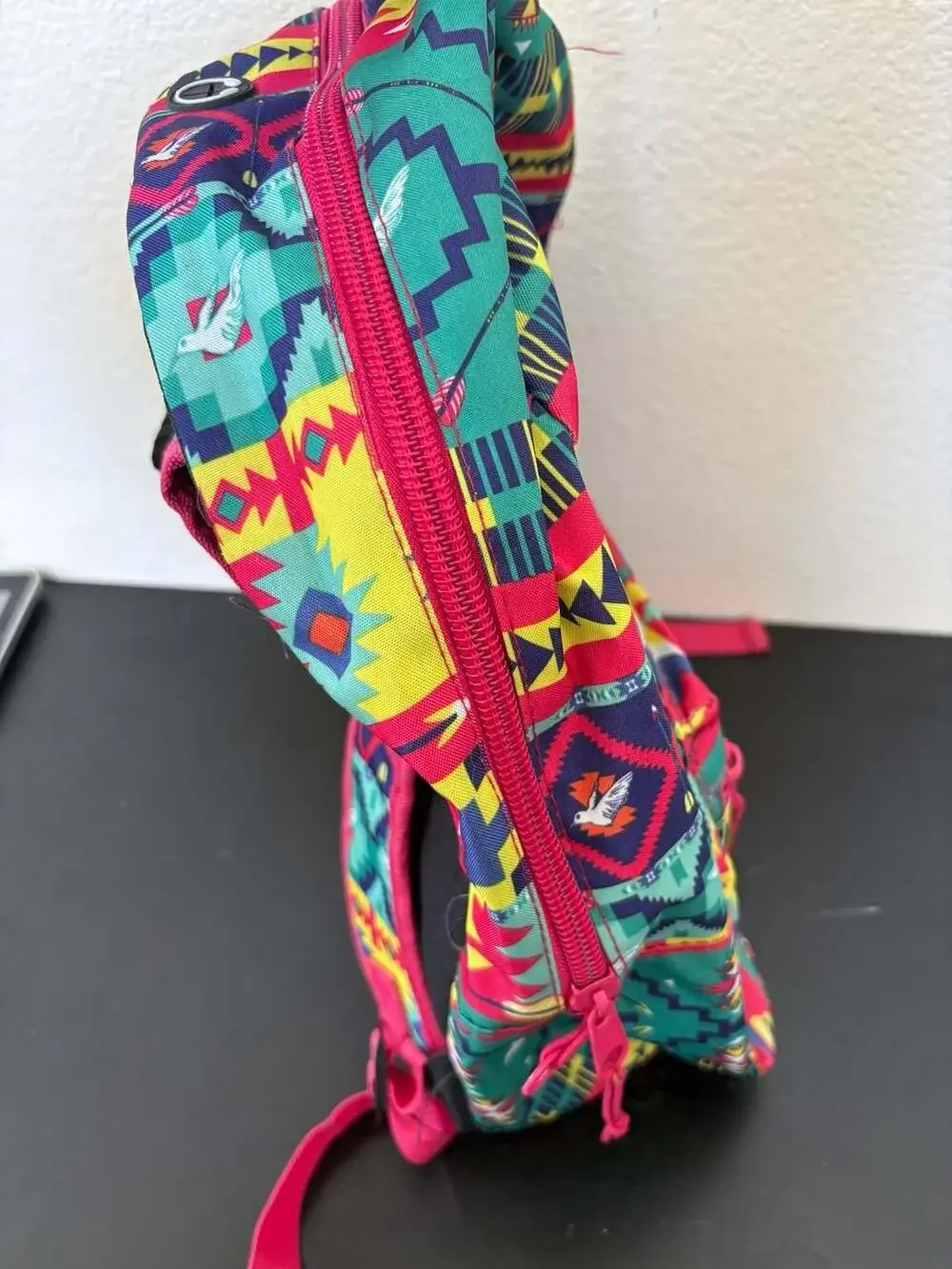 Eaglesport Southwestern Aztec Eagle Print Backpack Multicolor School Book Bag